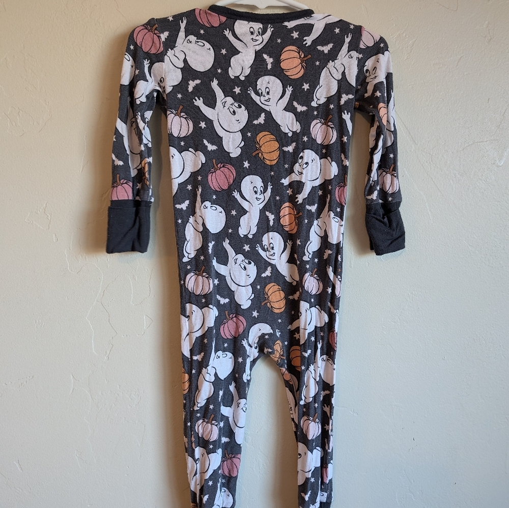 Twisted Lily Zip Up Casper the Friendly Ghost Pajamas